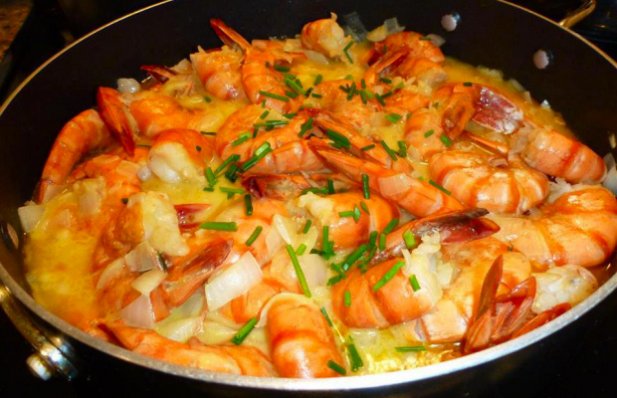 Portuguese Shrimp with Mustard