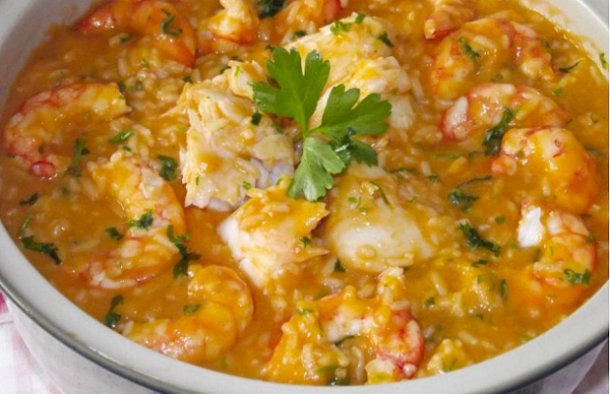 Portuguese Fish and Shrimp Rice