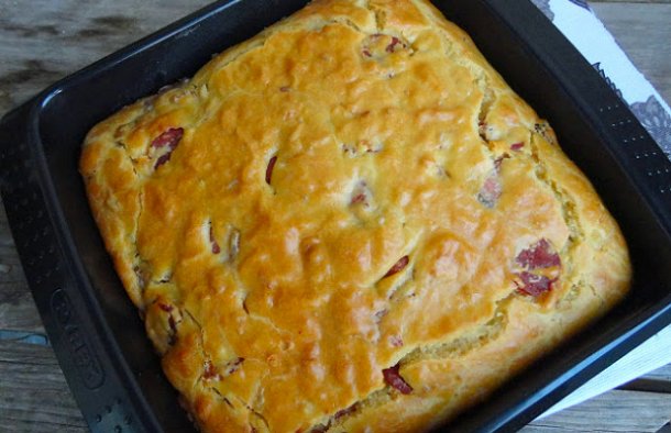 Portuguese Chouriço & Bacon Bread