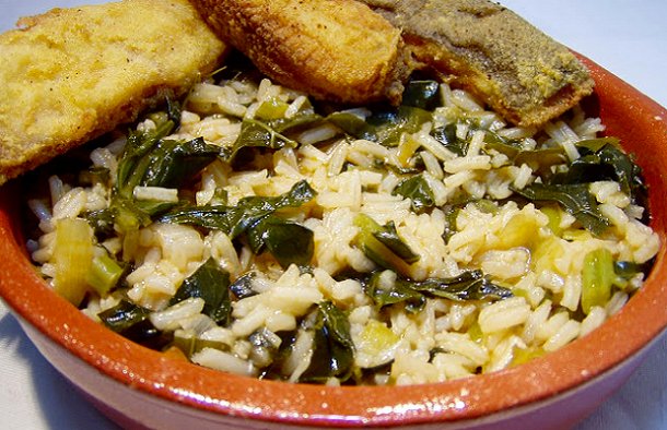 Portuguese Kale Rice