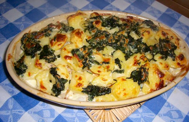  Portuguese Cod with Spinach