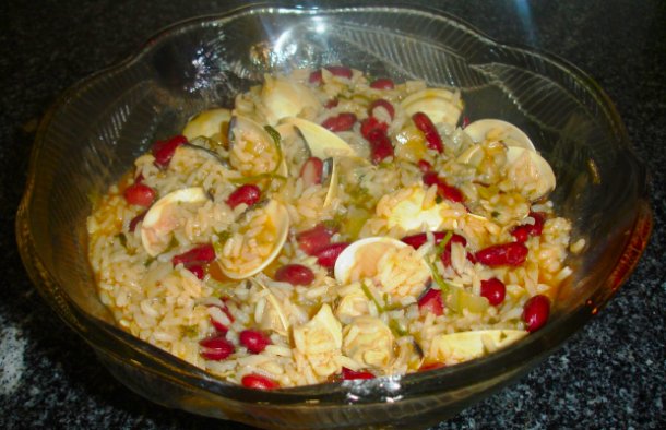 Portuguese Bean Rice with Clams