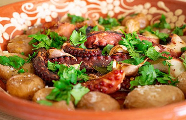 Portuguese Roasted Octopus & Potatoes