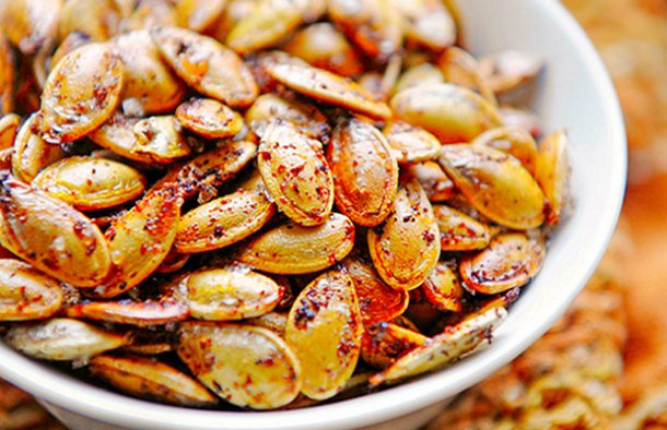 Portuguese Style Roasted Pumpkin Seeds