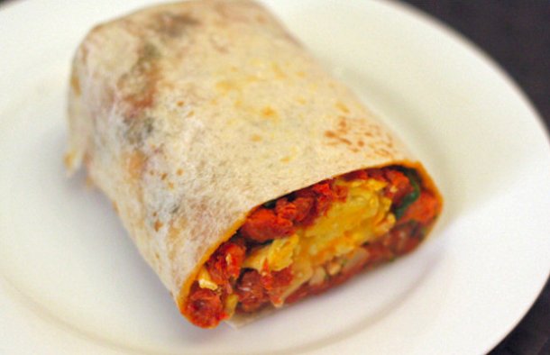 Portuguese Style Chouriço Burrito