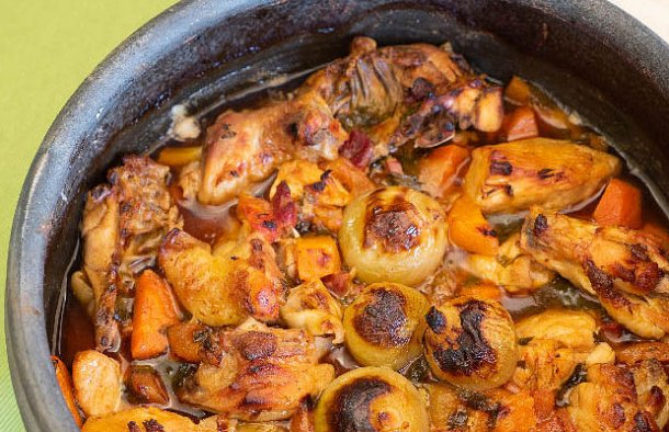 Portuguese Roasted Chicken with Port Wine