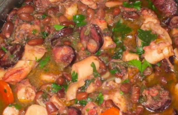 Portuguese Octopus Bean Stew