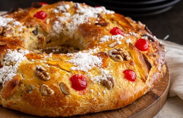 Portuguese Bolo Rei (King Cake)