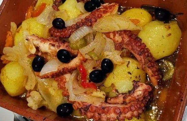 Portuguese Roasted Octopus (Polvo Assado)