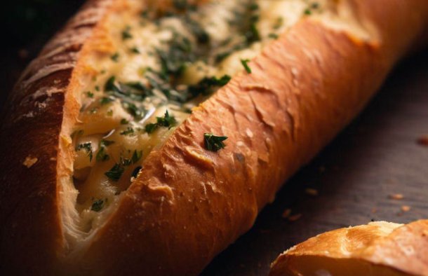 Parsley & Garlic Bread (Pão com alho e salsa)