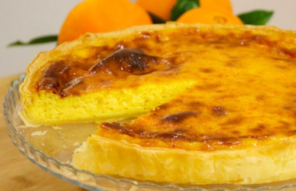 Portuguese  Orange Tart