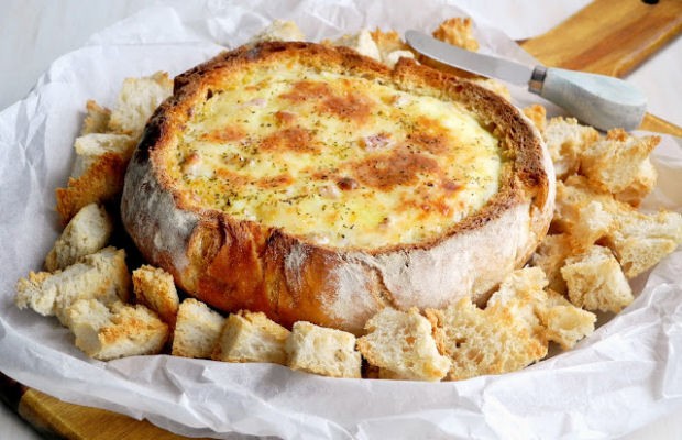 Portuguese Stuffed Bread