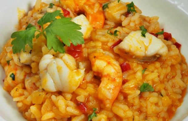 Portuguese Monkfish Rice (Arroz de Tamboril)