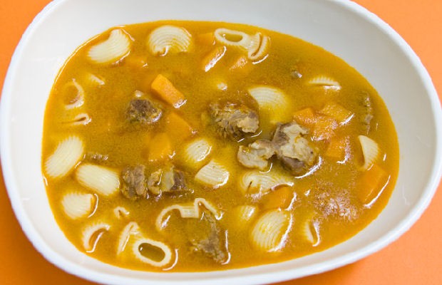 Portuguese Veal and Pasta Soup